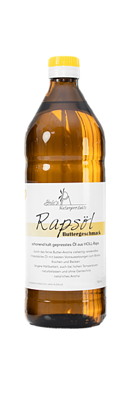 Rapsöl, Buttergeschmack